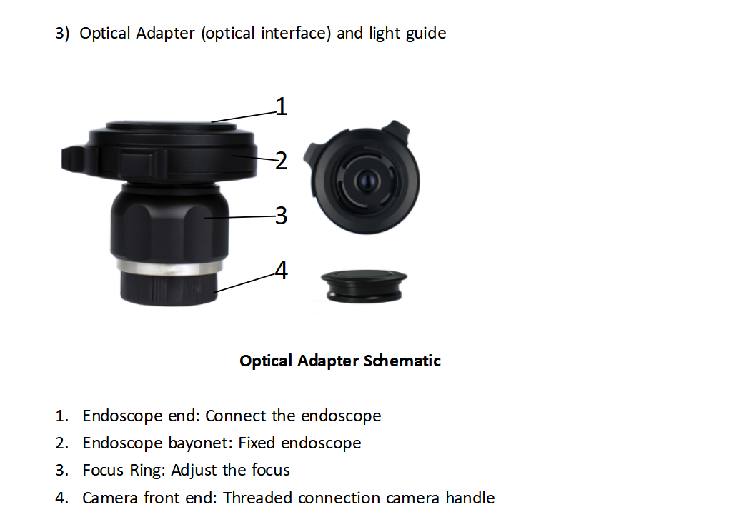 USB3.0 1080p Full HD Medical Portable Endoscopic High Resolution CMOS Endoscope Camera For ENT Laparoscope Gynecology
