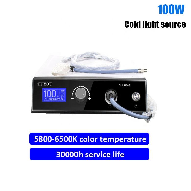 Surgical Light Source Endoscopy 120W Medical Led Light Source Machine For Laparoscopic Surgery