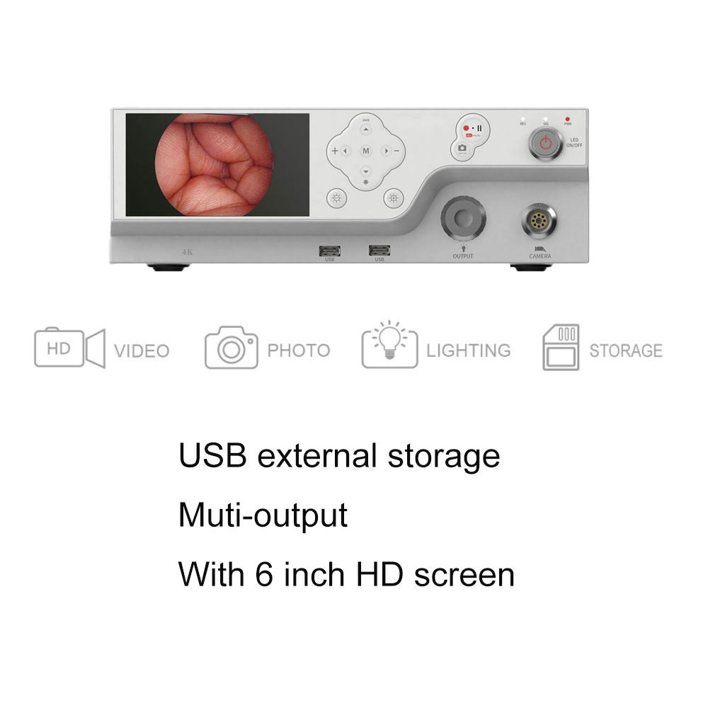 4K HD 3 In 1 USB Video Record Medical Endoscope System For Laparoscope Arthroscopic Camera With Light Source