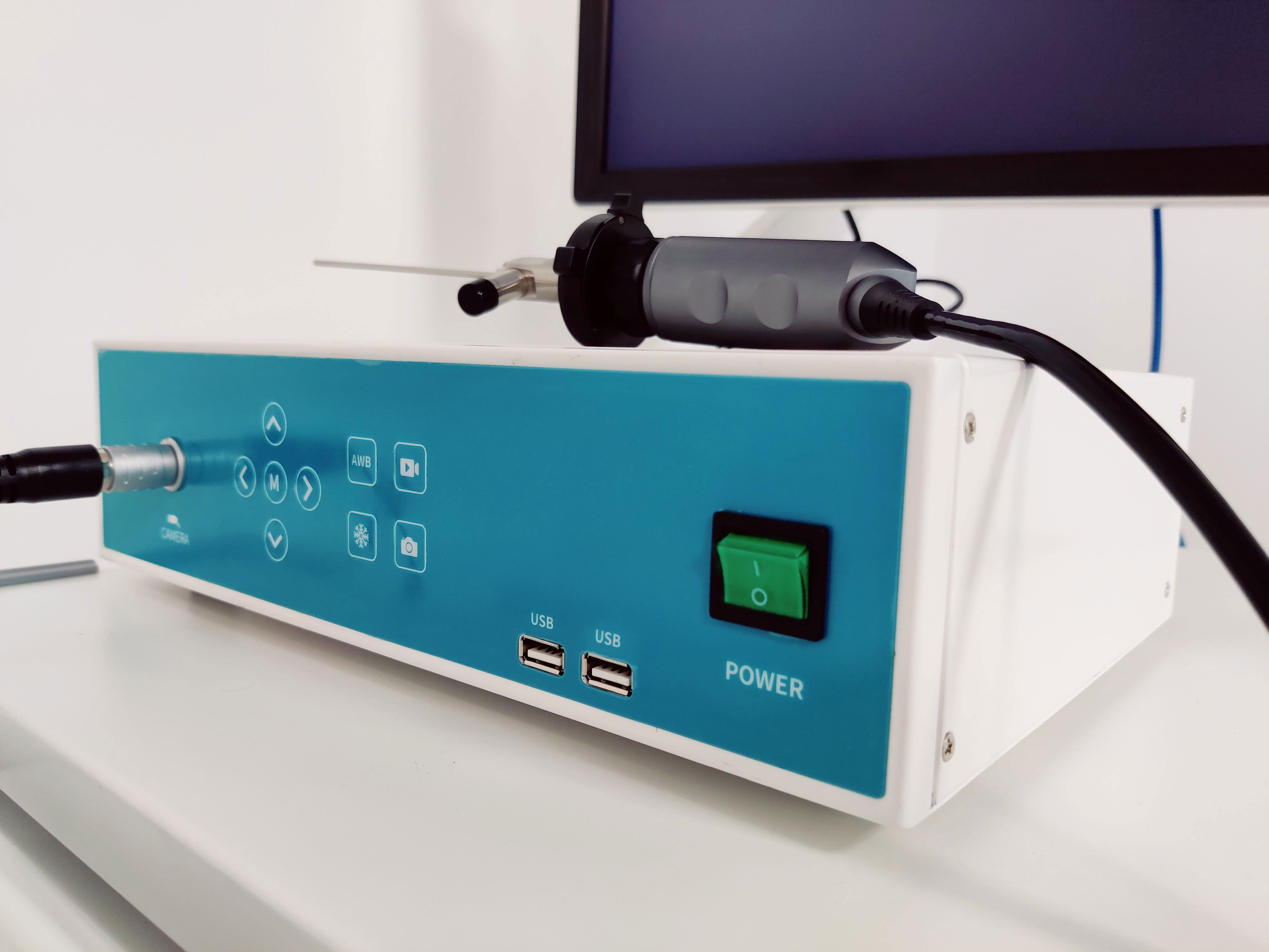 Full HD Video Record CMOS Medical Camera Processor For Rigid Surgical Gynecology Laparoscope Camera System
