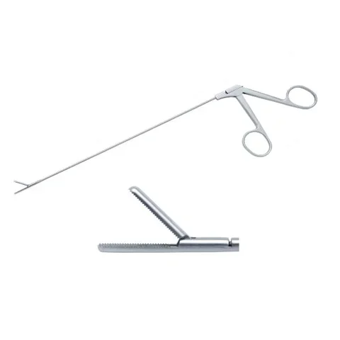 Laryngeal operating forceps/Direct laryngeal forceps 230mm/Laryngoscopy forceps