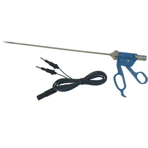 Laparoscopic Surgical Coagulation Reusable bipolar forceps Endoscopic straight bipolar forceps