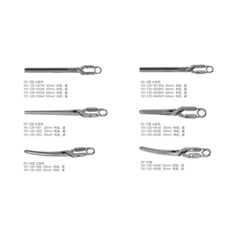 Laproscopy instruments/Laparoscopic clip applicator with hemostatic clips