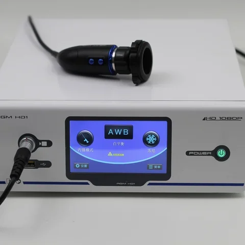 Full HD endoscopy camera with LED light source