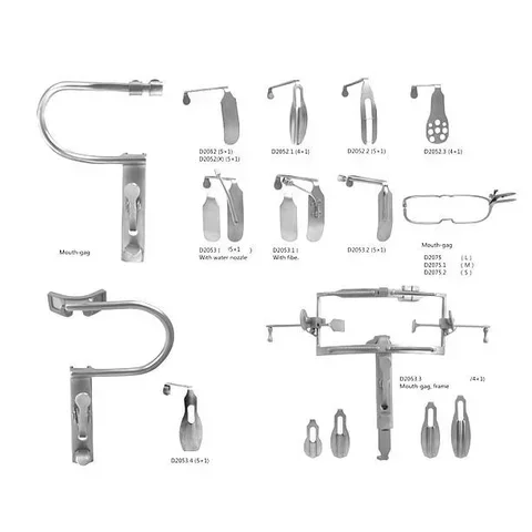Laryngeal instruments/Laryngeal narcose mouth-gag