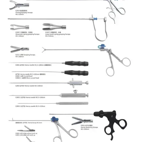 Laparoscopic hernia instruments/ Laparoscopic hernia needle/ forceps