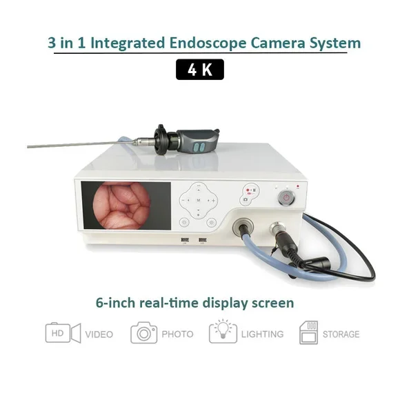 4K HD 3 In 1 USB Video Record Medical Endoscope System For Laparoscope Arthroscopic Camera With Light Source