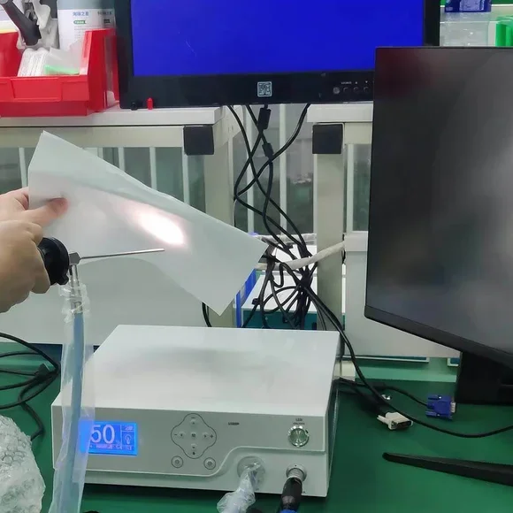 1080p Full HD Video Medical Endoscope Camera System With Light Source For Laparoscopy Surgery