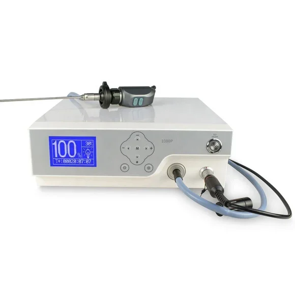 1080p Full HD Video Medical Endoscope Camera System With Light Source For Laparoscopy Surgery