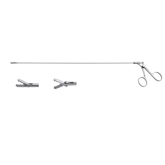 Pediatric bronchscopy foreign body forceps /saw tooth bronchoscopy forceps