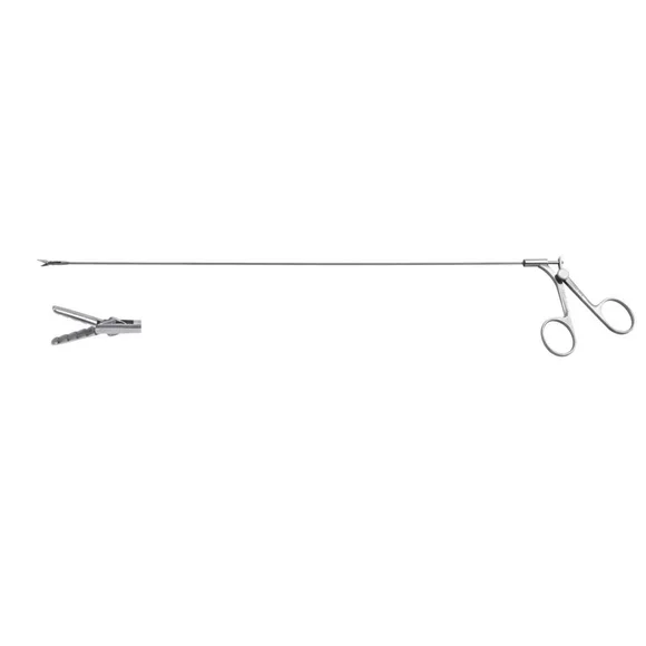 Pediatric bronchscopy foreign body forceps /saw tooth bronchoscopy forceps