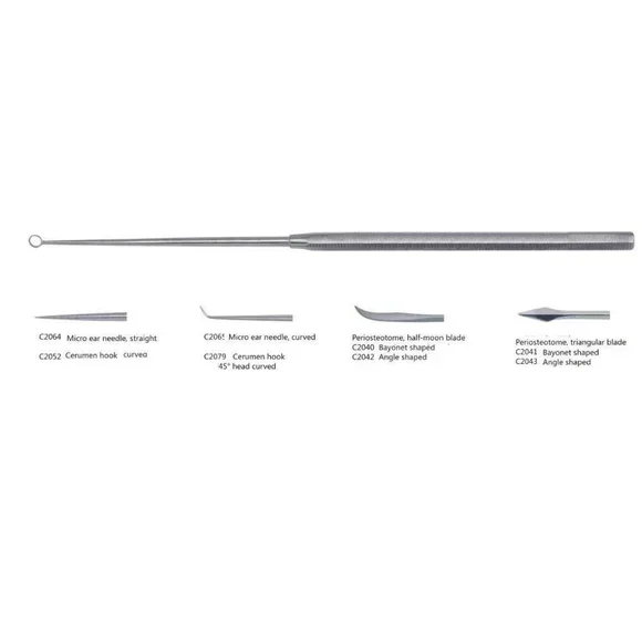 Otoscopy instruments/Drum head knife/Periosteotome for ear