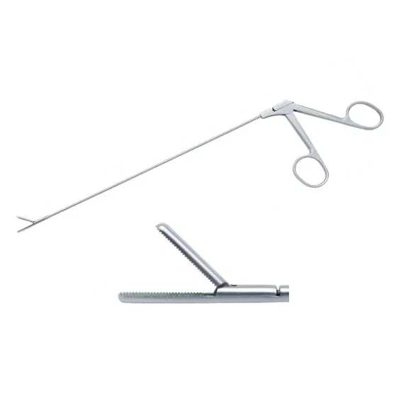 Laryngeal operating forceps/Direct laryngeal forceps 230mm/Laryngoscopy forceps