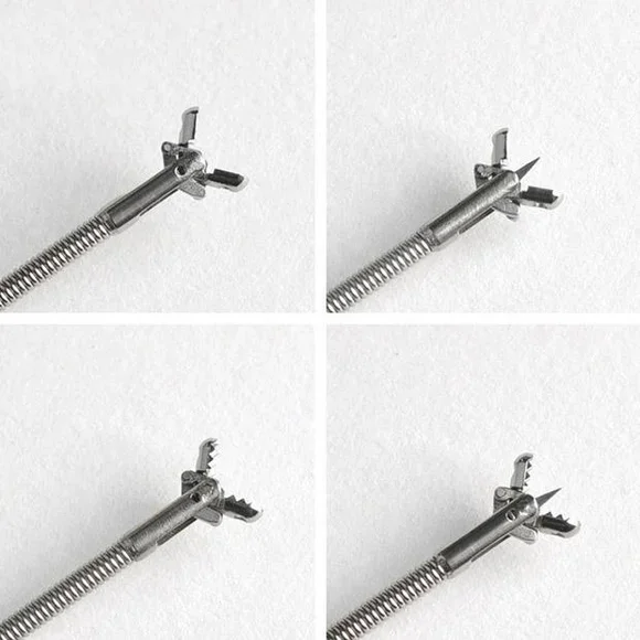 Disposable flexible biopsy forceps for gastroscope