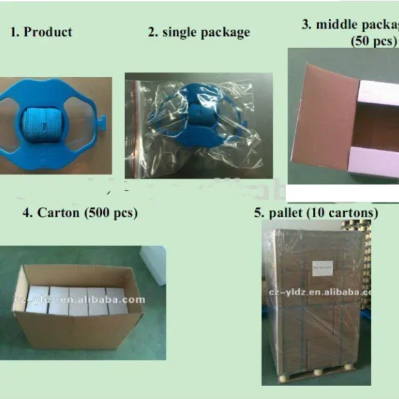 Disposable Medical Bite Block with elastic belt for semior citizen