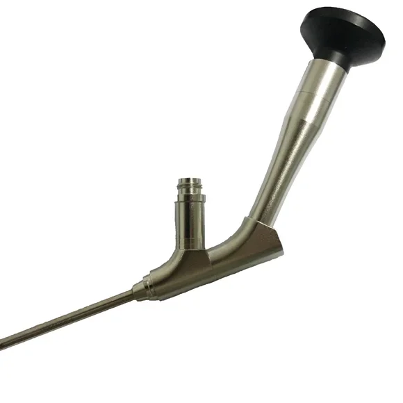 ENT Side view laryngoscope/4mm laryngoscope 0deg/12deg/ Laryngoscope for self retaining laryngoscope tube