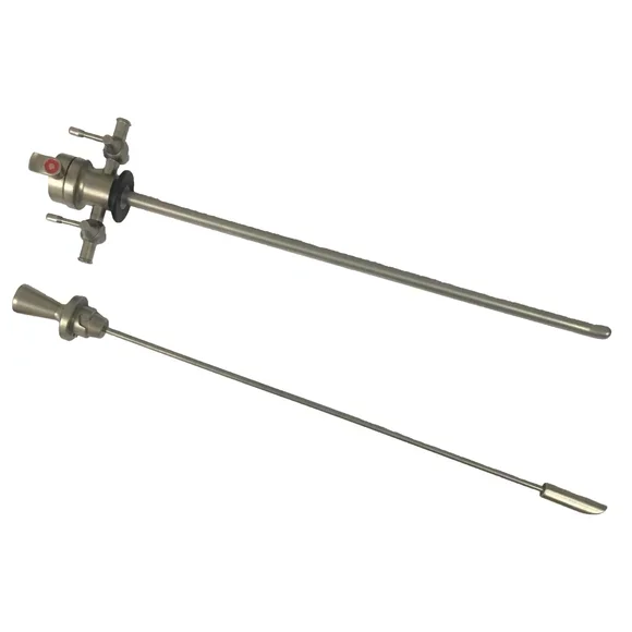 16.5Fr cystoscopy sheath with obtuator click type/ Urology medical endoscope sheath with obtuator