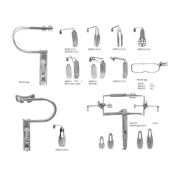 Laryngeal instruments/Laryngeal narcose mouth-gag