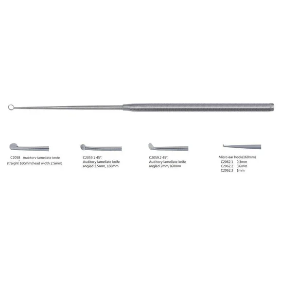 Otoscopy instruments/Micro cerumen ear hook